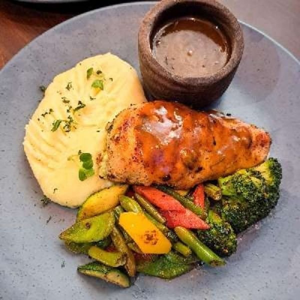 Stuffed Chicken Breast In Rose Merry Sauce